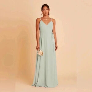 Birdy Grey Cindy Dress Small NWT Sage Bridesmaid Maxi Dress Formal Evening